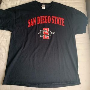 San Diego State Black T-shirt